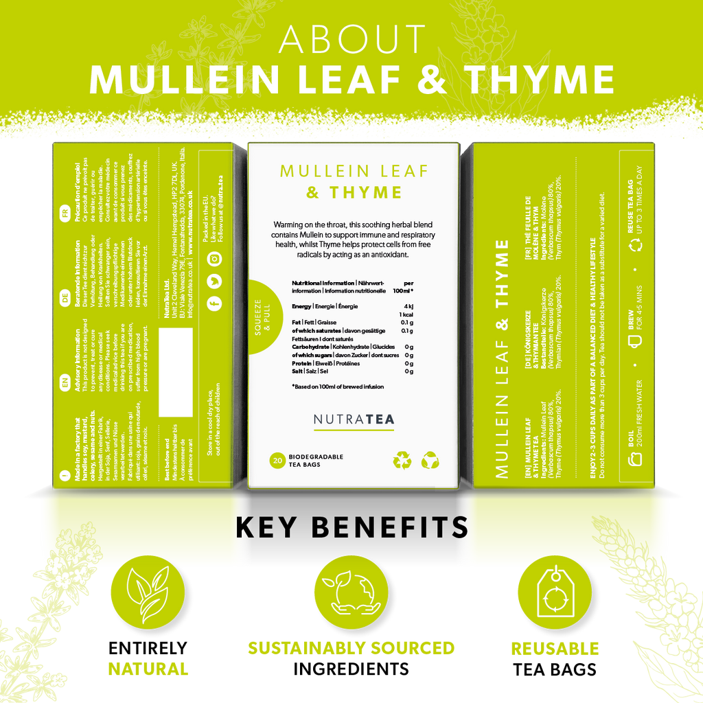 Mullein Leaf & Thyme Herbal Tea