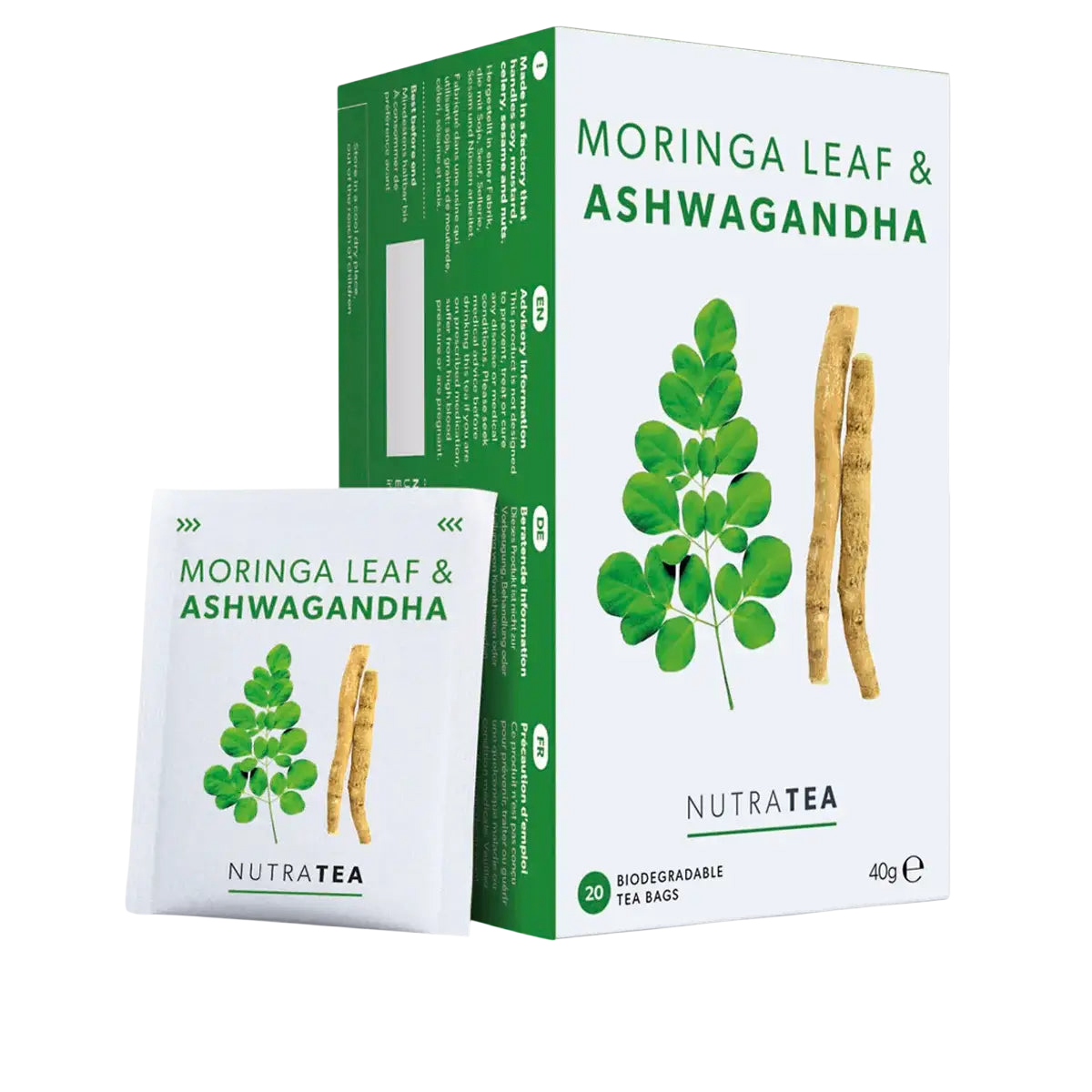 Moringa Leaf & Ashwagandha Herbal Tea