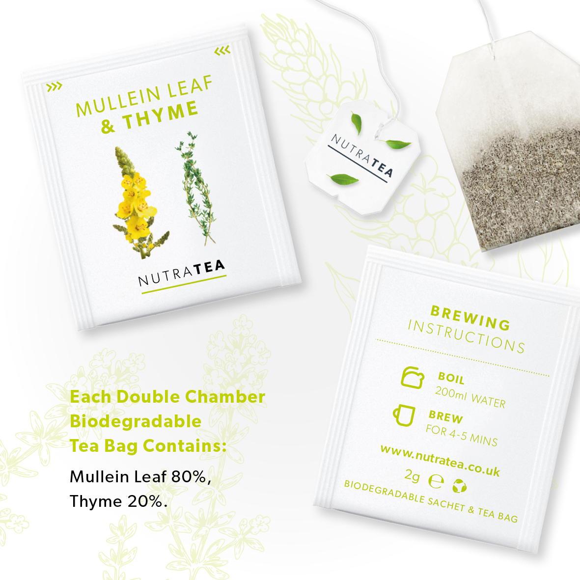 Mullein Leaf & Thyme Herbal Tea